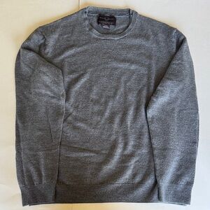 Black Brown 1826 Kids Boys Grey Merino Wool Sweater
